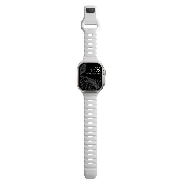 Nomad Sport Band FKM für die Apple Watch Series 1-10 / SE / Ultra (2) - 42/44/45/46/49 mm - Weiß