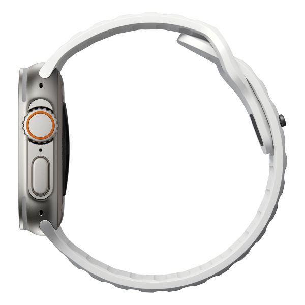 Nomad Sport Band FKM für die Apple Watch Series 1-10 / SE / Ultra (2) - 42/44/45/46/49 mm - Weiß