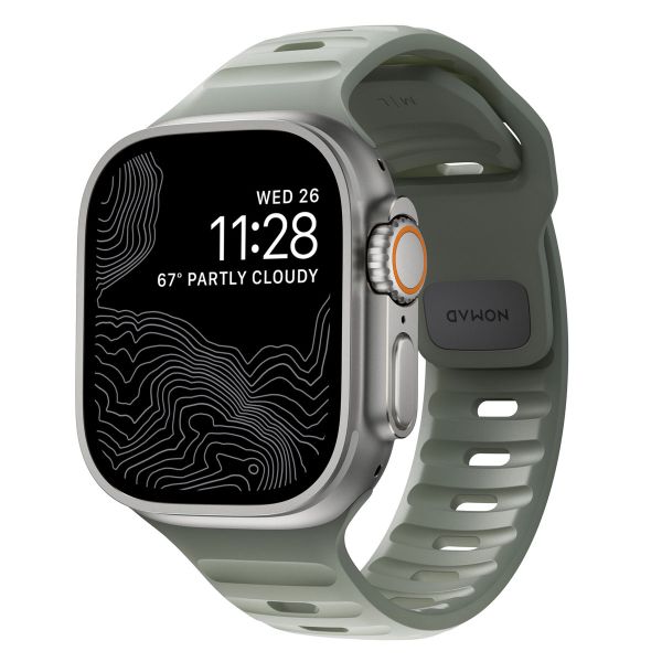 Nomad Sport Band FKM für die Apple Watch Series 1-10 / SE / Ultra (2) - 42/44/45/46/49 mm - Coastal Rock