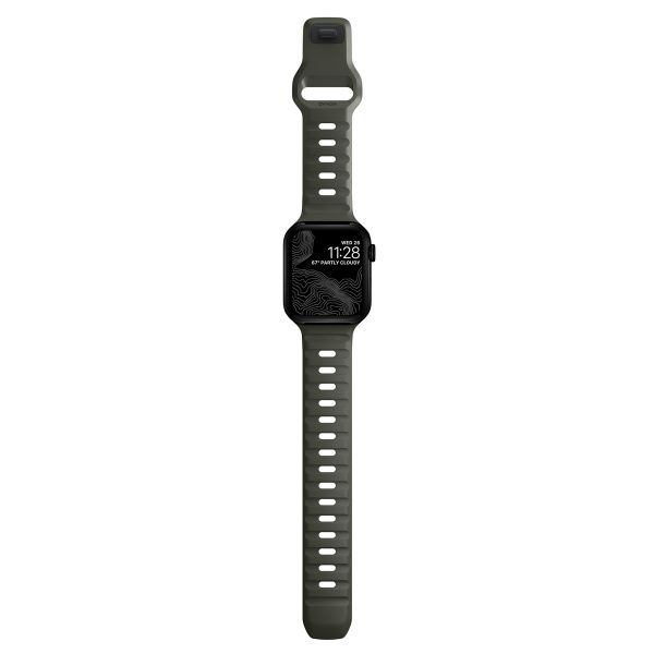 Nomad Sport Band FKM für die Apple Watch Series 1-10 / SE / Ultra (2) - 42/44/45/46/49 mm - Ash Green