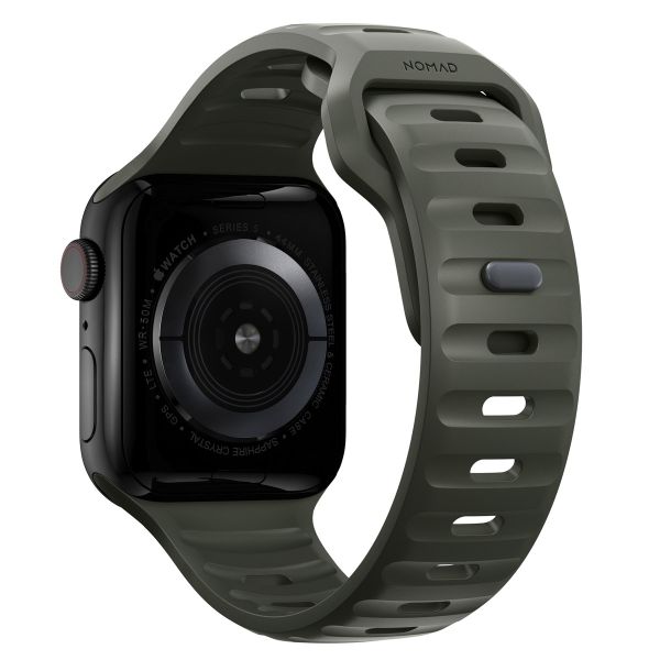 Nomad Sport Band FKM für die Apple Watch Series 1-10 / SE / Ultra (2) - 42/44/45/46/49 mm - Ash Green