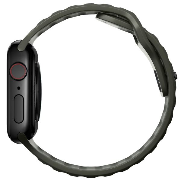 Nomad Sport Band FKM für die Apple Watch Series 1-10 / SE / Ultra (2) - 42/44/45/46/49 mm - Ash Green