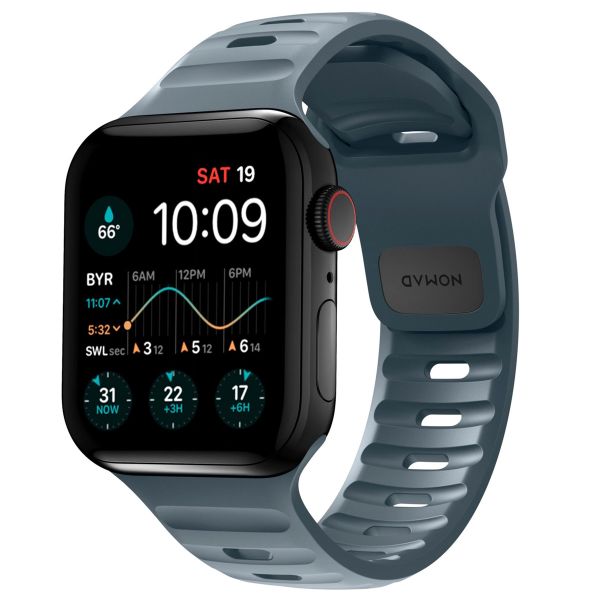 Nomad Sport Band FKM für die Apple Watch Series 1-10 / SE / Ultra (2) - 42/44/45/46/49 mm - Marine Blue