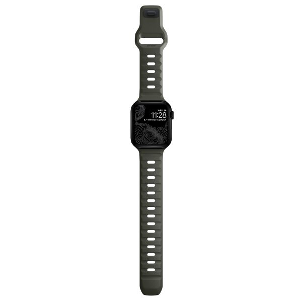 Nomad Sport Band FKM für die Apple Watch Series 1-9 / SE - 38/40/41 mm / Series 10 - 42 mm - Ash Green