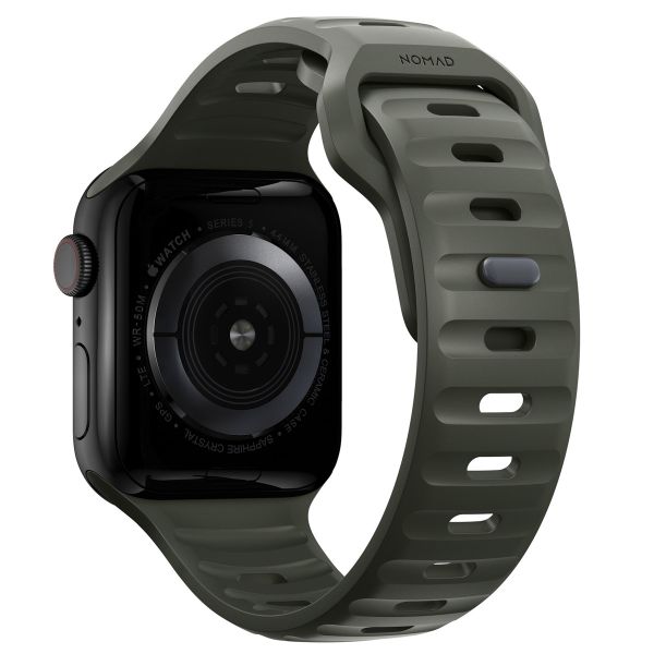 Nomad Sport Band FKM für die Apple Watch Series 1-9 / SE - 38/40/41 mm / Series 10 - 42 mm - Ash Green