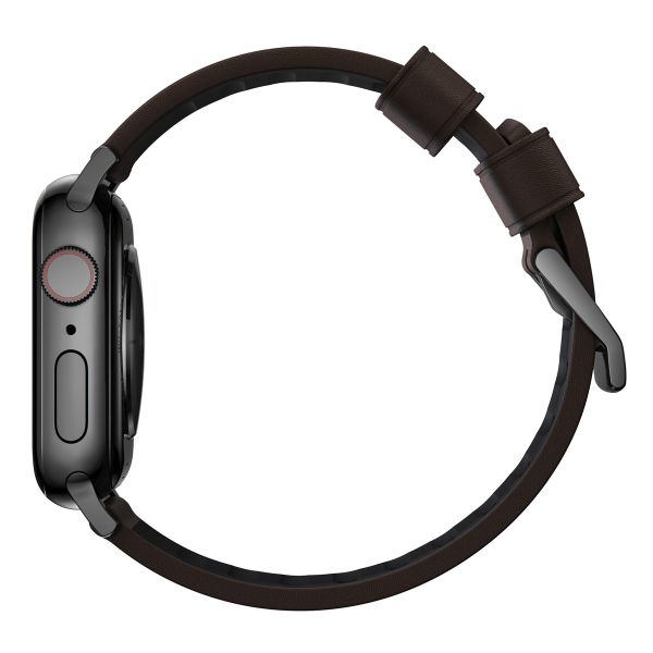 Nomad Active Pro Band für die Apple Watch Series 1-10 / SE / Ultra (2) - 42/44/45/46/49 mm - Braun/Schwarz