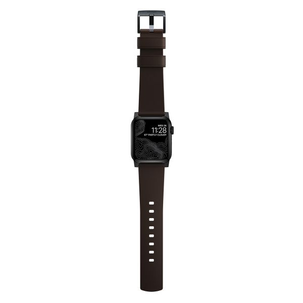 Nomad Active Pro Band für die Apple Watch Series 1-10 / SE / Ultra (2) - 42/44/45/46/49 mm - Braun/Schwarz