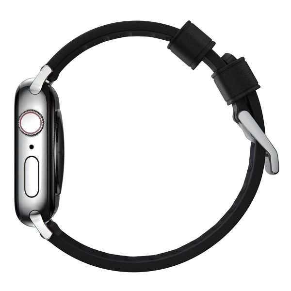 Nomad Active Pro Band für die Apple Watch Series 1-10 / SE / Ultra (2) - 42/44/45/46/49 mm - Schwarz/Silber