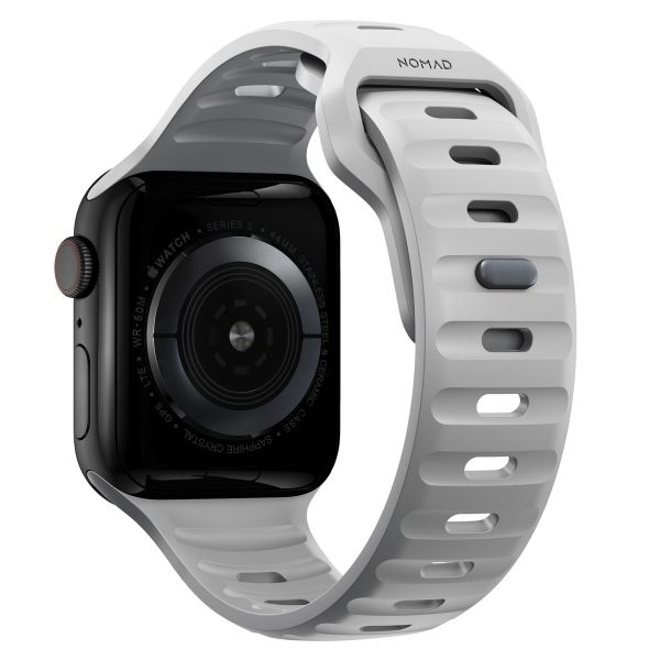 Nomad Sport Band FKM für die Apple Watch Series 1-10 / SE / Ultra (2) - 42/44/45/46/49 mm - Lunar Gray