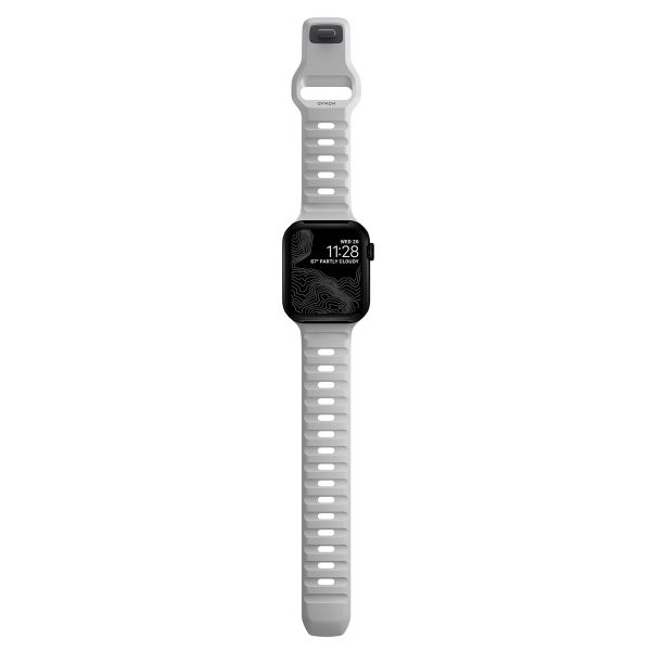 Nomad Sport Band FKM für die Apple Watch Series 1-10 / SE / Ultra (2) - 42/44/45/46/49 mm - Lunar Gray