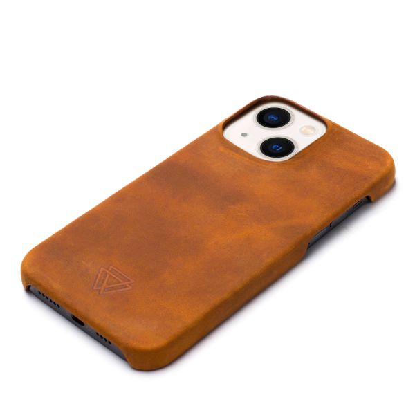 Wachikopa Full Wrap Back Cover für das iPhone 13 - Camel