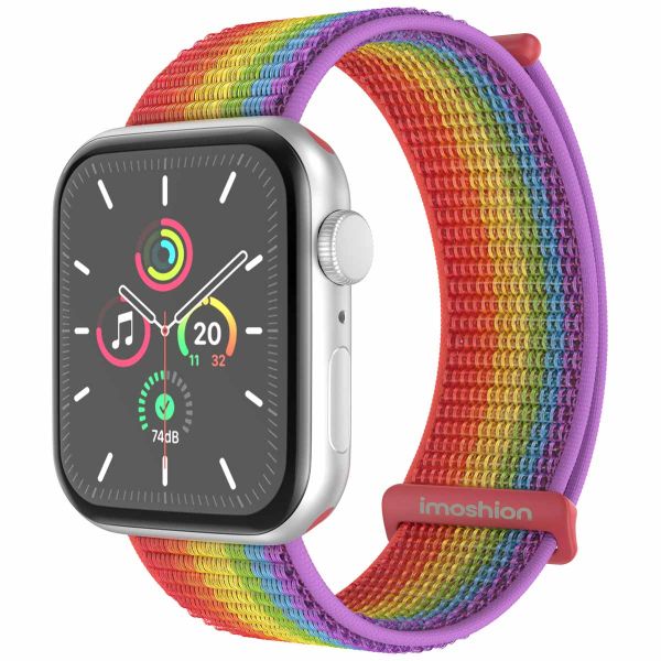 imoshion Nylon-Armband⁺ für die Apple Watch Series 1-9 / SE - 38/40/41 mm / Series 10 - 42 mm - Pride Edition