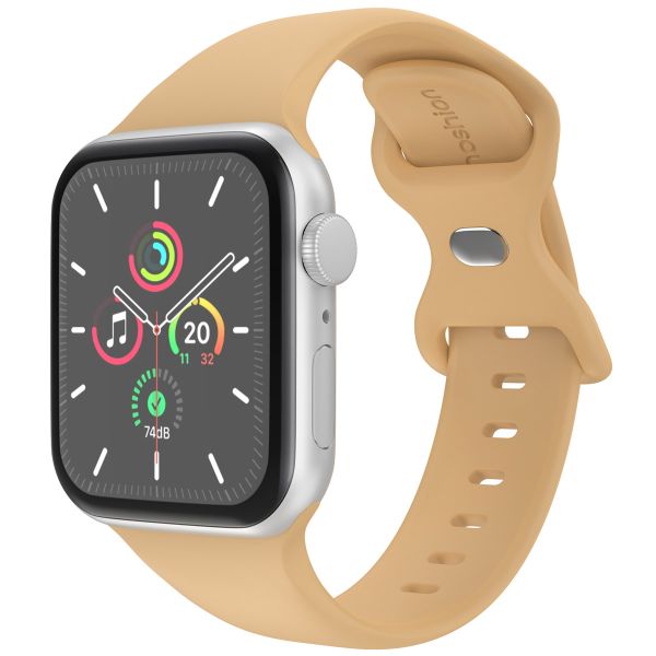 imoshion Silikonband⁺ für die Apple Watch Series 1-9 / SE - 38/40/41 mm / Series 10 - 42 mm - Walnut - Größe S/M