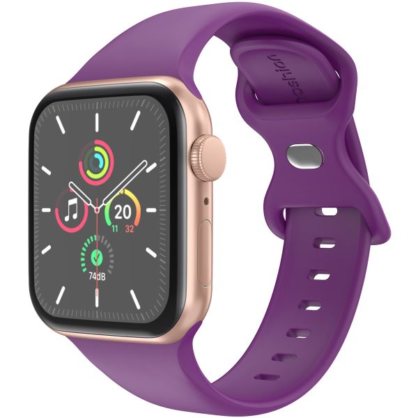 imoshion Silikonband⁺ für die Apple Watch Series 1-9 / SE - 38/40/41 mm / Series 10 - 42 mm - Purple - Größe S/M