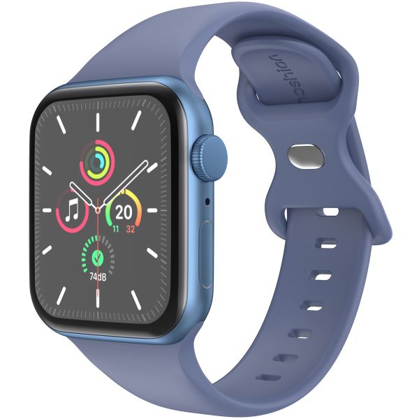 imoshion Silikonband⁺ für die Apple Watch Series 1-9 / SE - 38/40/41 mm / Series 10 - 42 mm - Navy - Größe S/M