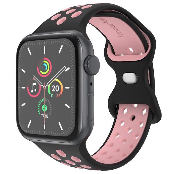 imoshion Sportarmband⁺ für die Apple Watch Series 1-9 / SE - 38/40/41 mm - Größe S/M - Black Pink