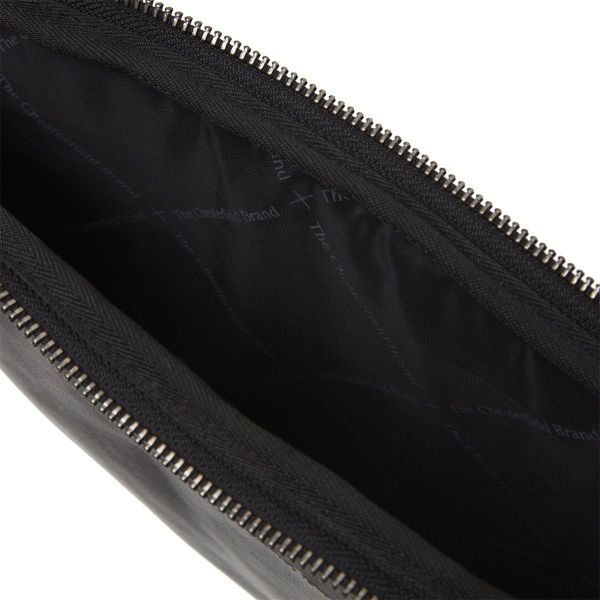 The Chesterfield Brand Clinton Laptop Hülle 14 Zoll - Laptop Sleeve - Echtes Leder - Schwarz