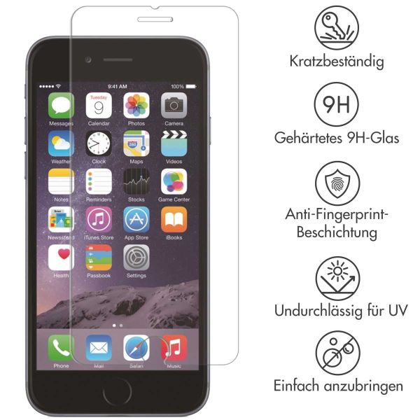 Selencia Displayschutz aus gehärtetem Glas für iPhone SE (2022 / 2020)