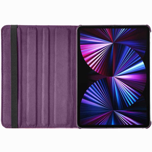 imoshion 360° drehbare Klapphülle Violett für das iPad Pro 11 (2022) / Pro 11 (2021) / Pro 11 (2020)