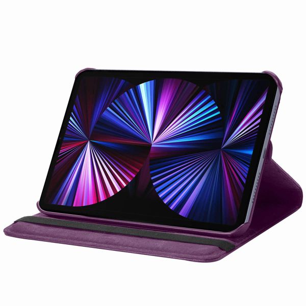 imoshion 360° drehbare Klapphülle Violett für das iPad Pro 11 (2022) / Pro 11 (2021) / Pro 11 (2020)