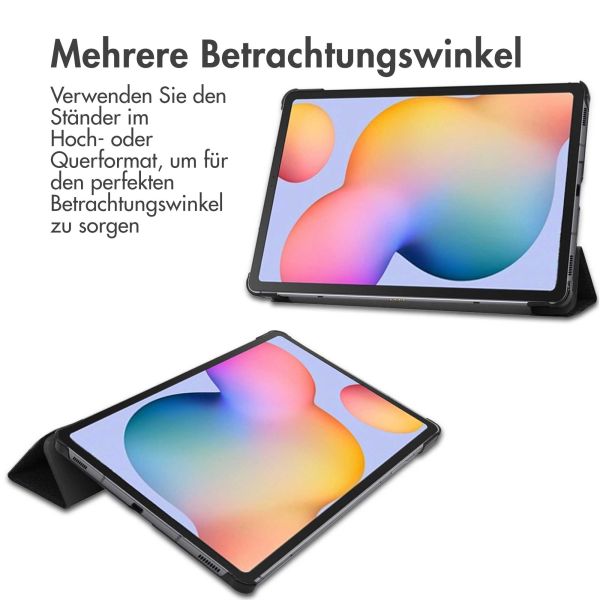 imoshion Trifold Klapphülle Samsung Galaxy Tab S6 Lite / Tab S6 Lite (2022) / Tab S6 Lite (2024) - Dunkelblau
