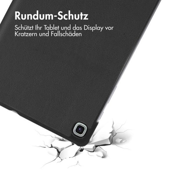 imoshion Trifold Klapphülle Samsung Galaxy Tab S6 Lite / Tab S6 Lite (2022) / Tab S6 Lite (2024) - Schwarz