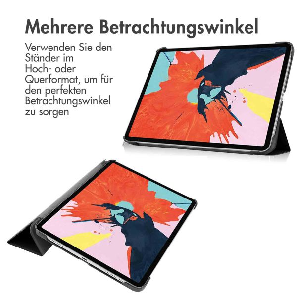 imoshion Trifold Klapphülle für das iPad Air 11 Zoll (2024) M2 / Air 5 (2022) / Air 4 (2020) - Schwarz