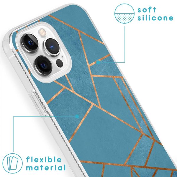 imoshion Design Hülle für das iPhone 13 Pro - Blue Graphic