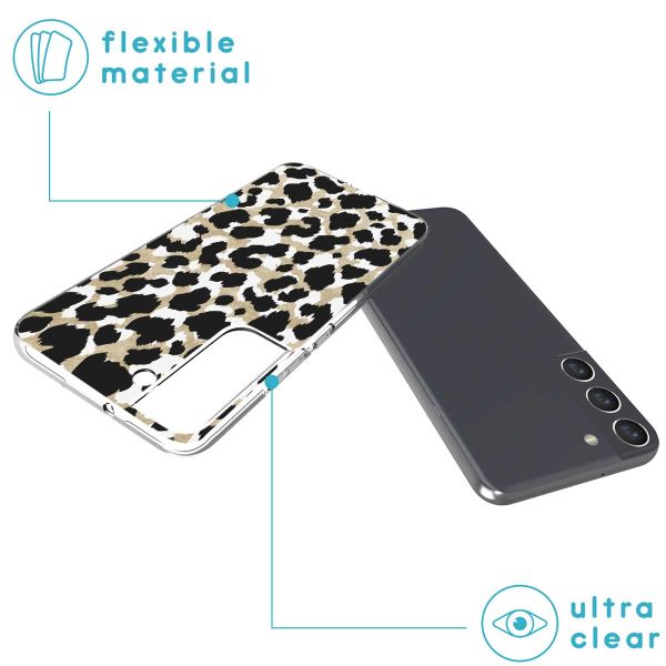 imoshion Design Hülle für das Samsung Galaxy S22 Plus - Leopard