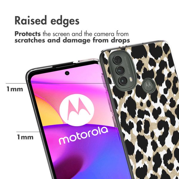 imoshion Design Hülle für das Motorola Moto E30 / E40 - Leopard