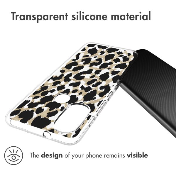 imoshion Design Hülle für das Motorola Moto E30 / E40 - Leopard