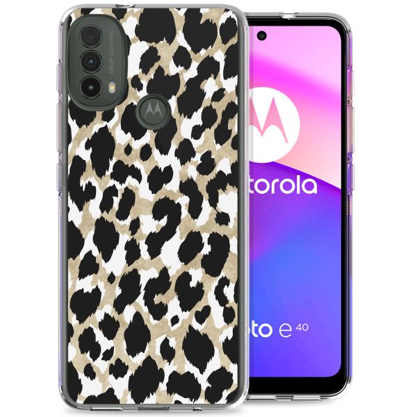 imoshion Design Hülle für das Motorola Moto E30 / E40 - Leopard