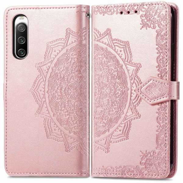 imoshion Mandala Klapphülle für das Sony Xperia 10 IV - Rose Gold