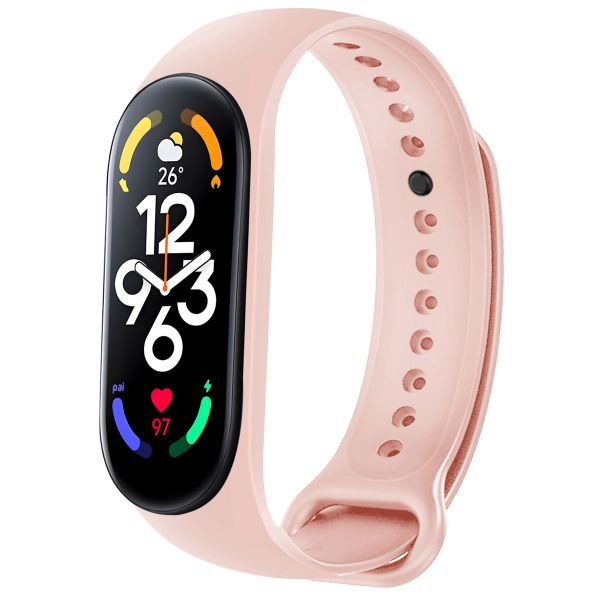 imoshion Silikonarmband für das Xiaomi Mi Band 7 - Rosa