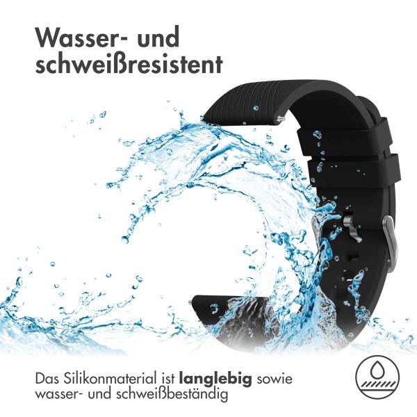 imoshion Silikonarmband - 20-mm-Universalanschluss - Schwarz