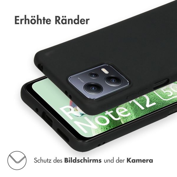 imoshion Color TPU Hülle für das Xiaomi Redmi Note 12 / Xiaomi Poco X5 5G - Schwarz