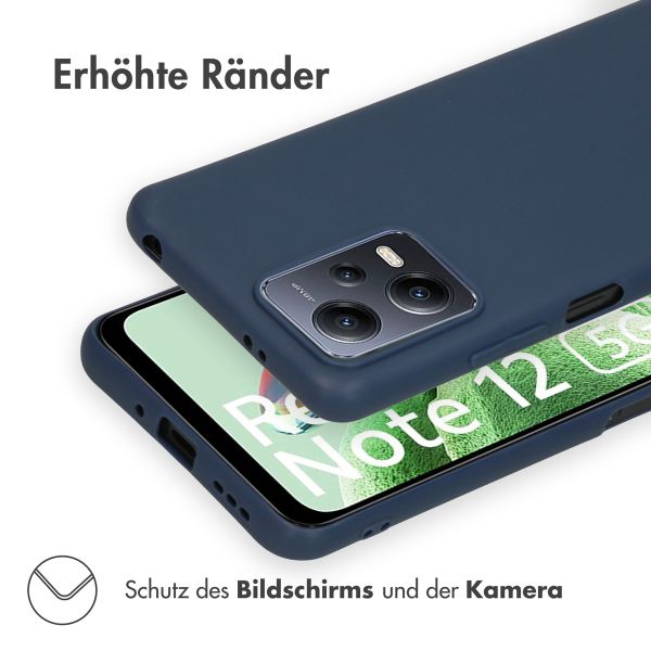 imoshion Color TPU Hülle für das Xiaomi Redmi Note 12 / Xiaomi Poco X5 5G - Dunkelblau