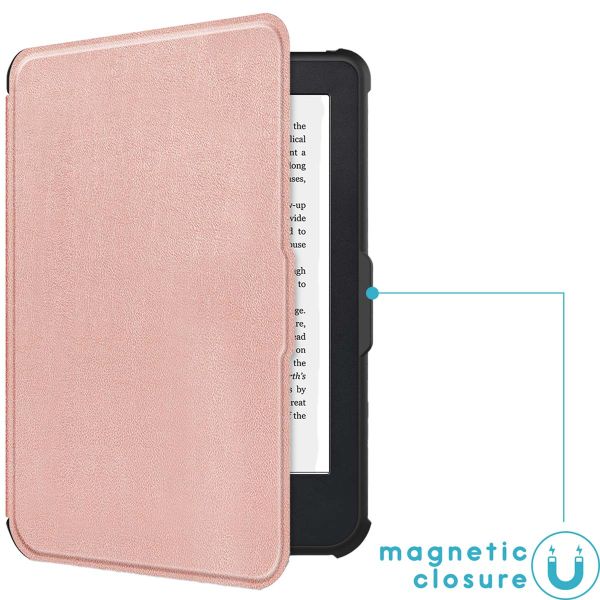 imoshion Slim Soft Case Sleepcover für das Kobo Clara 2E / Tolino Shine 4 - Rose Gold