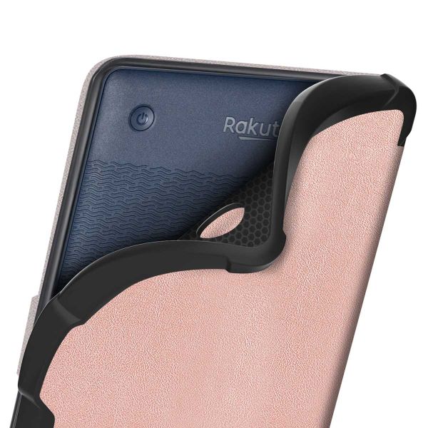 imoshion Slim Soft Case Sleepcover für das Kobo Clara 2E / Tolino Shine 4 - Rose Gold