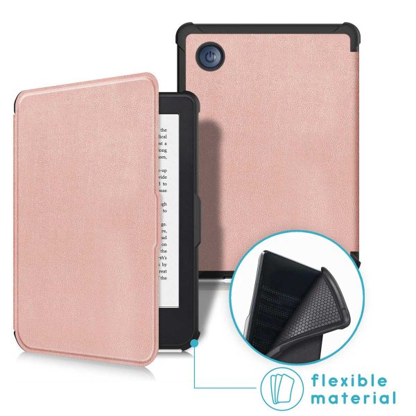 imoshion Slim Soft Case Sleepcover für das Kobo Clara 2E / Tolino Shine 4 - Rose Gold