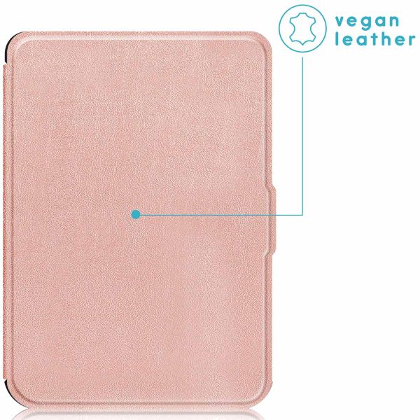 imoshion Slim Soft Case Sleepcover für das Kobo Clara 2E / Tolino Shine 4 - Rose Gold