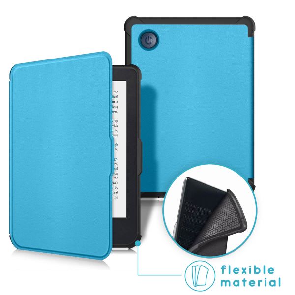 imoshion Slim Soft Case Sleepcover für das Kobo Clara 2E / Tolino Shine 4 - Hellblau