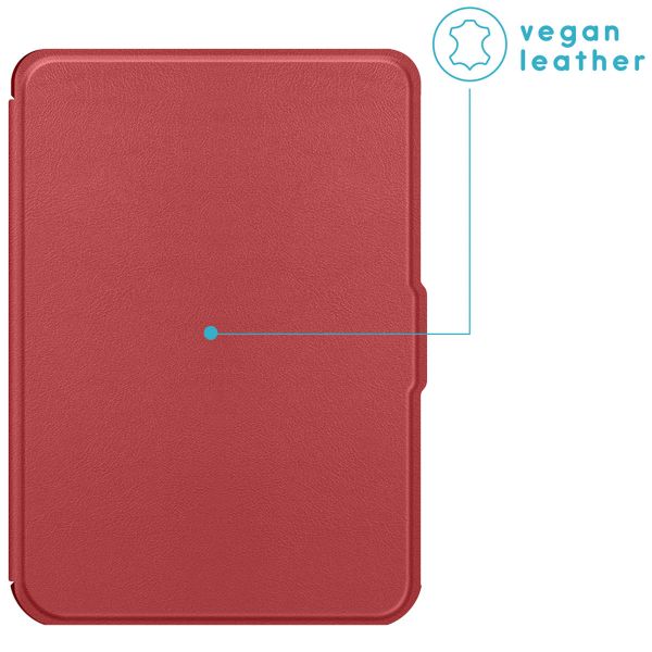 imoshion Slim Soft Case Sleepcover für das Kobo Clara 2E / Tolino Shine 4 - Rot