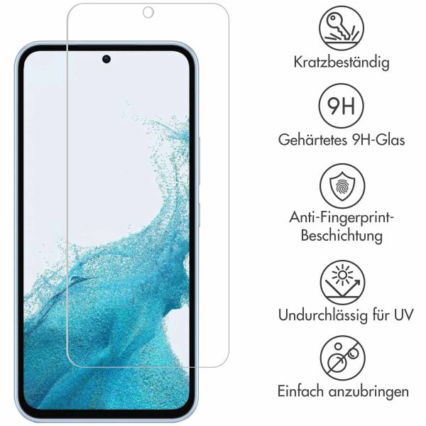 Selencia Displayschutz aus gehärtetem Glas für das Samsung Galaxy A54 (5G) / S23 FE