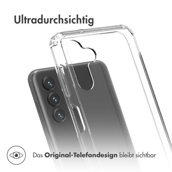 Accezz Xtreme Impact Backcover für das Samsung Galaxy A14 (5G/4G) - Transparent