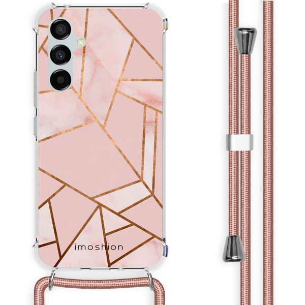 imoshion Design Hülle mit Band für das Samsung Galaxy A54 (5G) - Pink Graphic