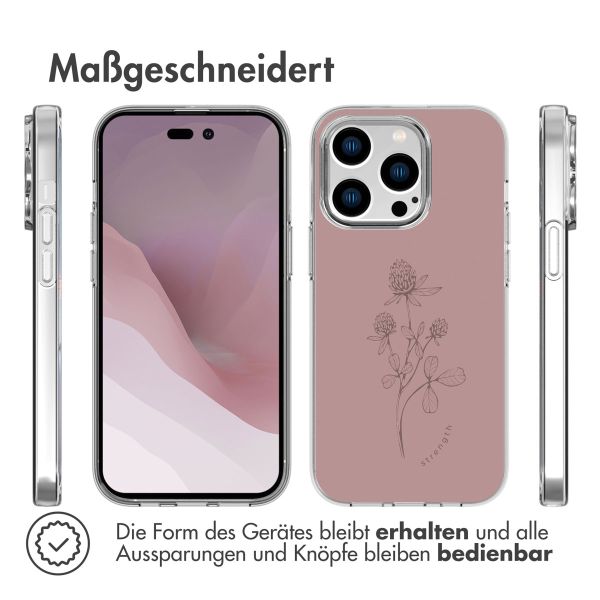 imoshion Design Hülle für das iPhone 14 Pro - Floral Pink