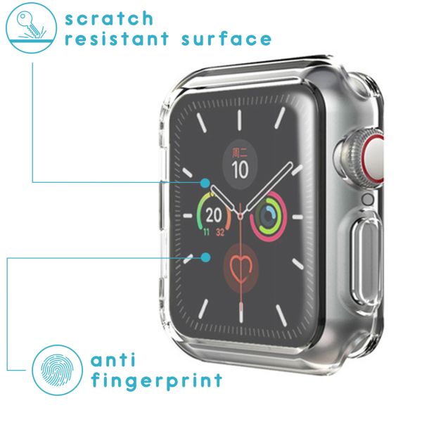 imoshion Full Cover Soft Case für Apple Watch Series 4 / 5 / 6 / SE - 44 mm - Transparent