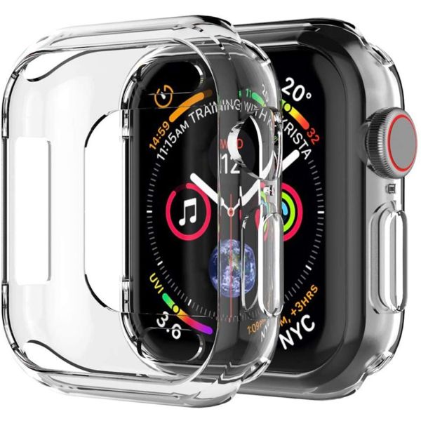 imoshion Full Cover Soft Case für Apple Watch Series 4 / 5 / 6 / SE - 44 mm - Transparent