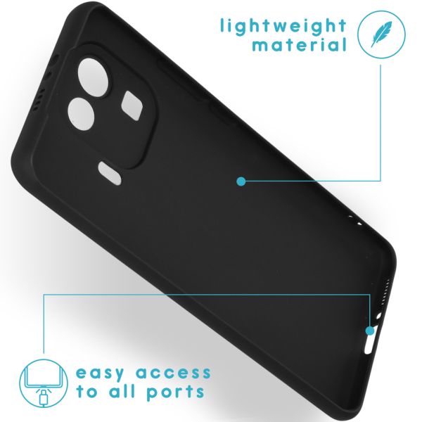 imoshion Color TPU Hülle für das Xiaomi Mi 11 Pro - Schwarz